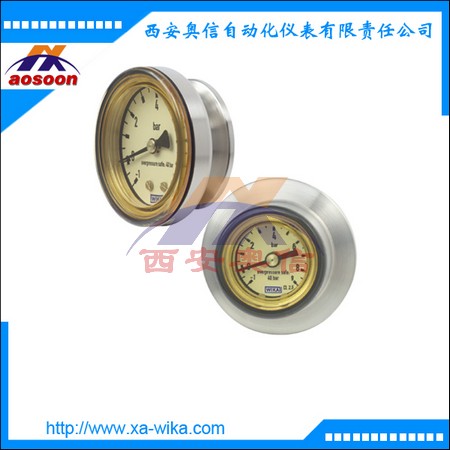 德国wika,平嵌膜片式,PG43SA,平膜片压力表