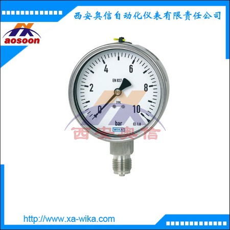 232.50.100 0.4MPa M20x1.5威卡不锈钢压力表现货WIKA