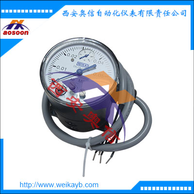 威卡DPGS40差压表 25KPa德国WIKA带微动开关压差表