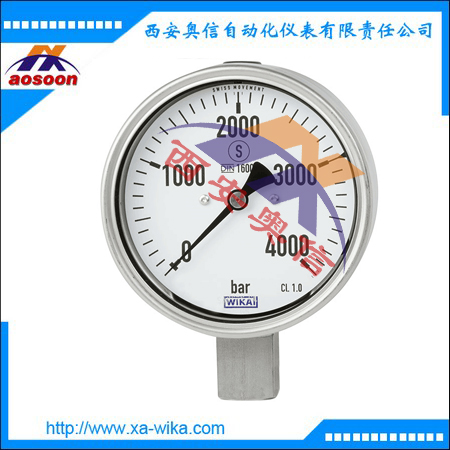 wika压力表 超高压压力表PG23HP-P德国wika压力表