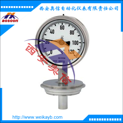 德国WIKA 卫生型气包式温度计R74.100