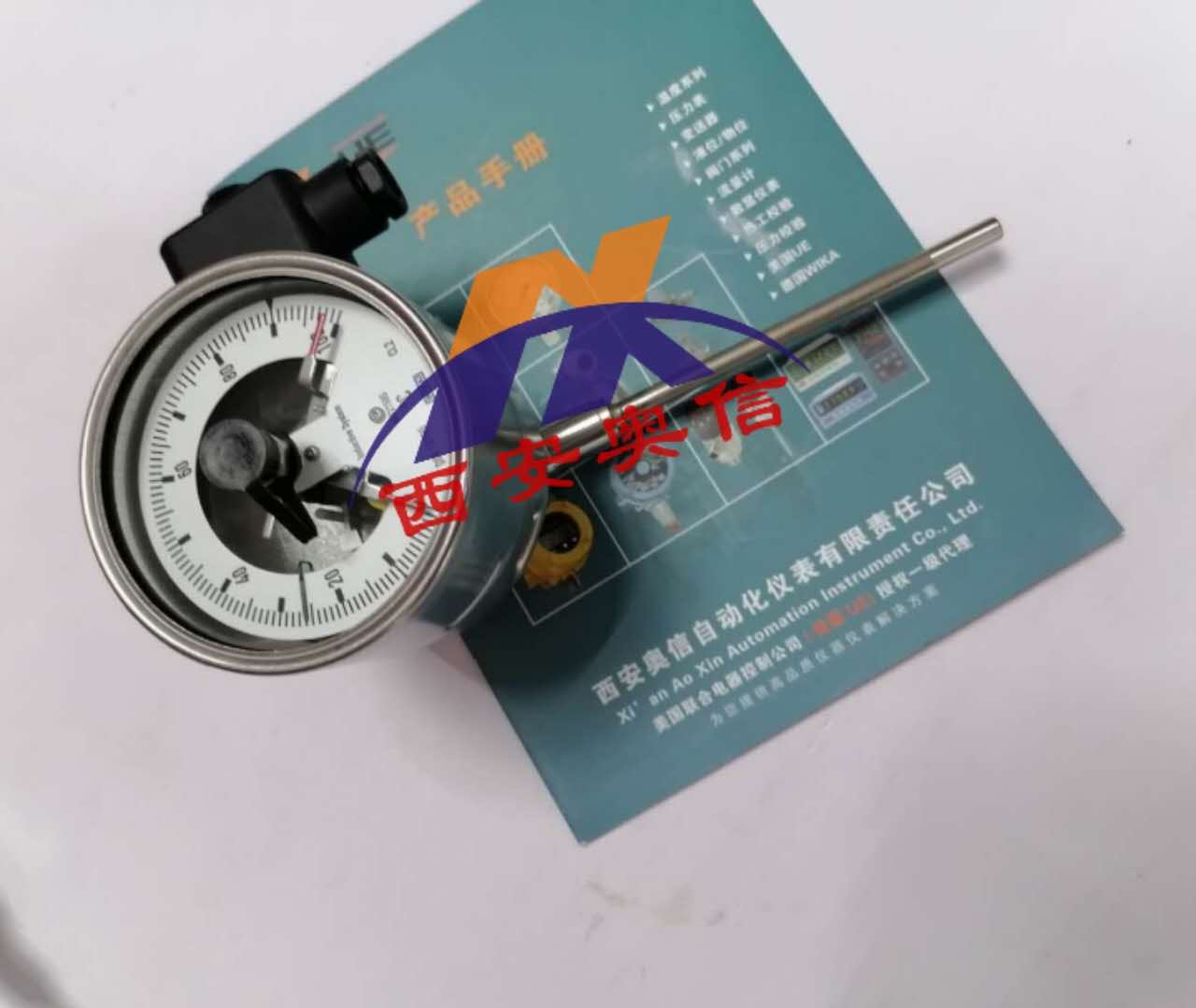  TGS55.100电接点温度计 威卡电接点双金属温度计