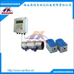 外缚式液体超声波流量计TDS-100F 西安超声波流量计