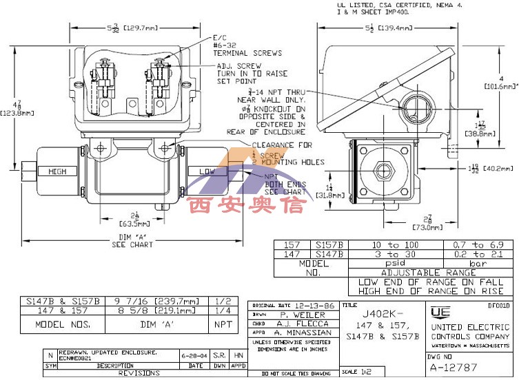 J400K-S147B UEѹJ400K-S157Bߴ