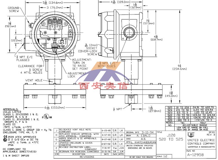 J120-520UE¯ѹ -746mbarտ